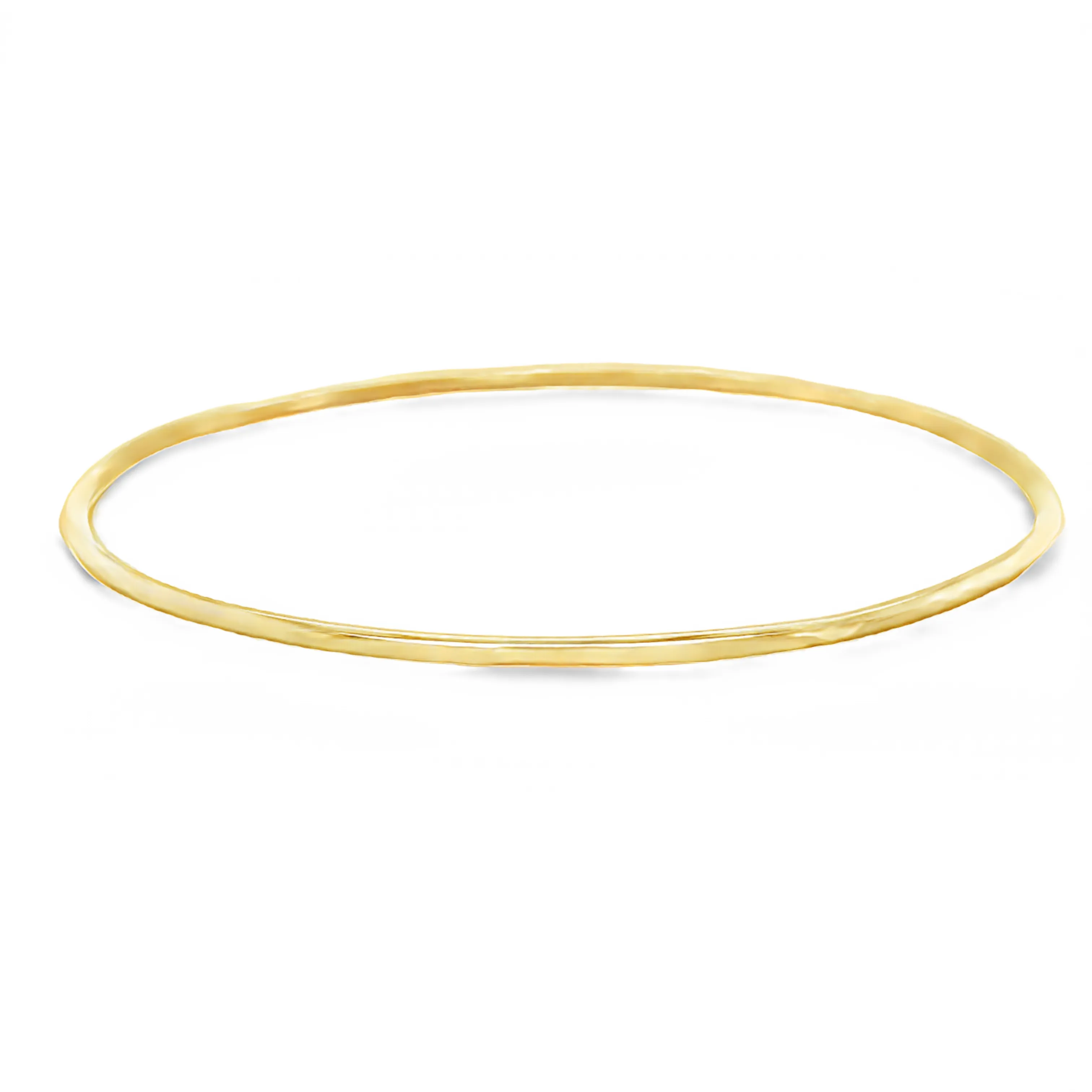 14k Classic Slip-on Bangle Bracelet 6.3 dwt