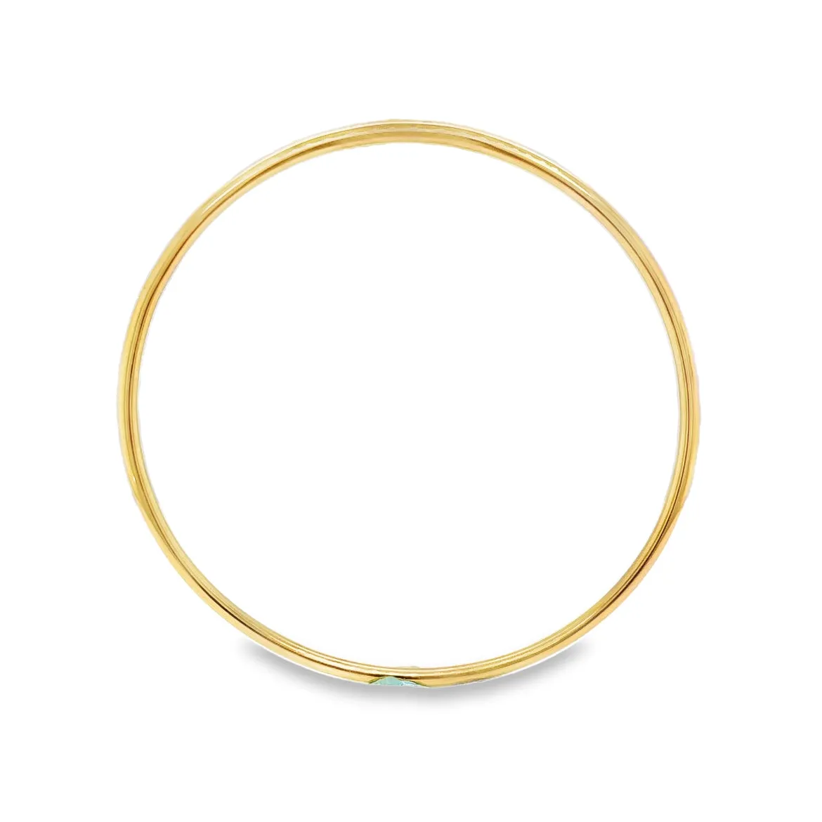 14k Classic Slip-on Bangle Bracelet 6.3 dwt