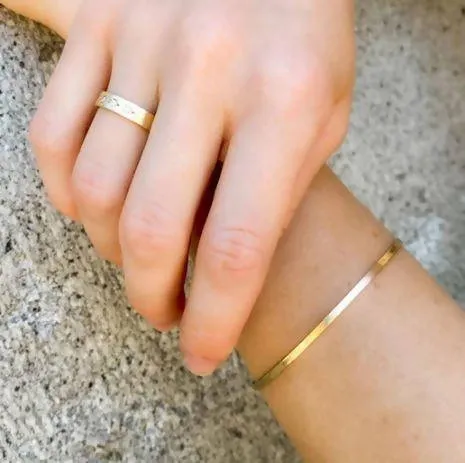 14k Gold Bangle