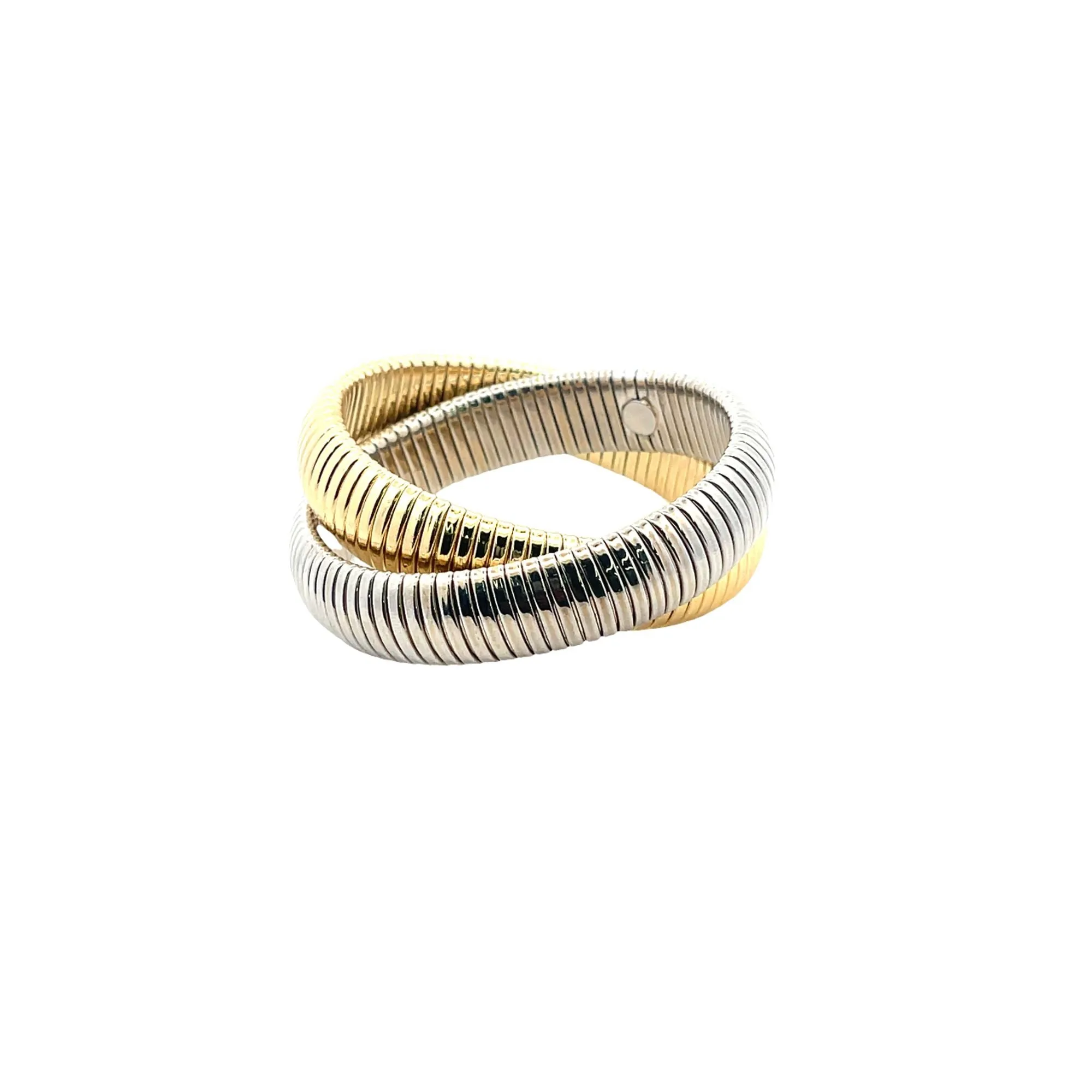 14mm Double Snake link Bangle Bracelet (B135)