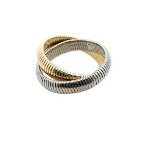 14mm Double Snake link Bangle Bracelet (B135)