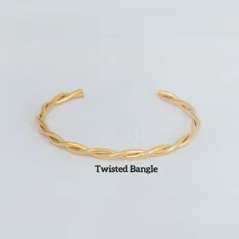 18K Gold-Filled Cuff Bangle Bracelet