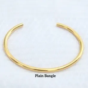 18K Gold-Filled Cuff Bangle Bracelet