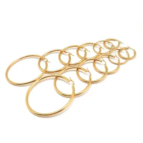 18K Gold-Filled Hoop Earrings