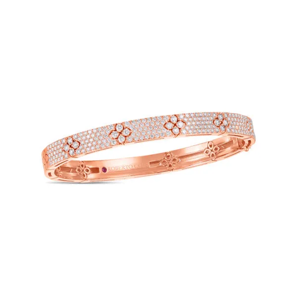 18k Love In Verona Pave All Diamond Bangle