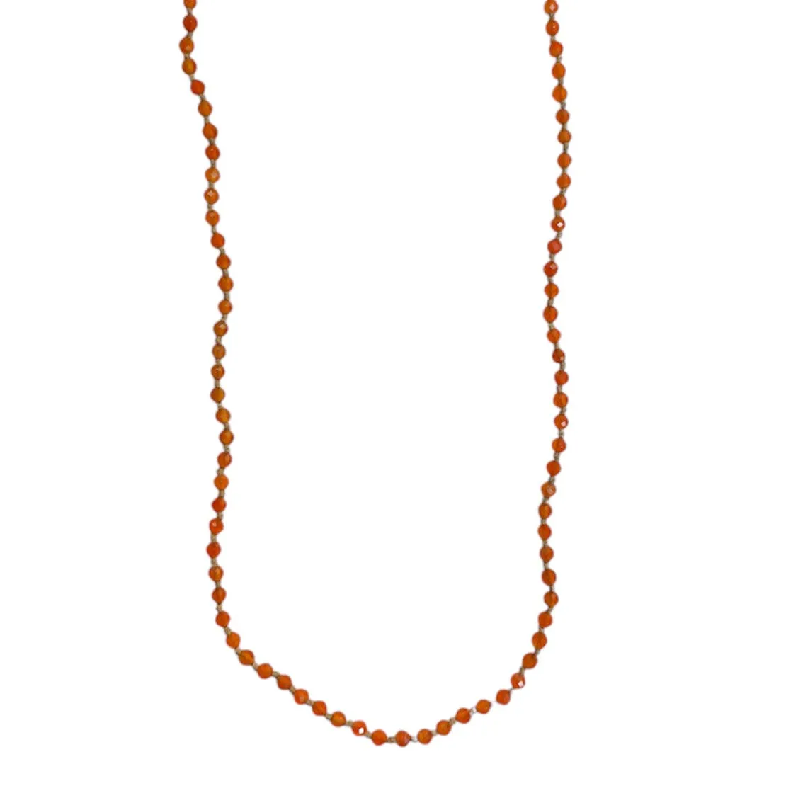 24" Carnelian Necklace