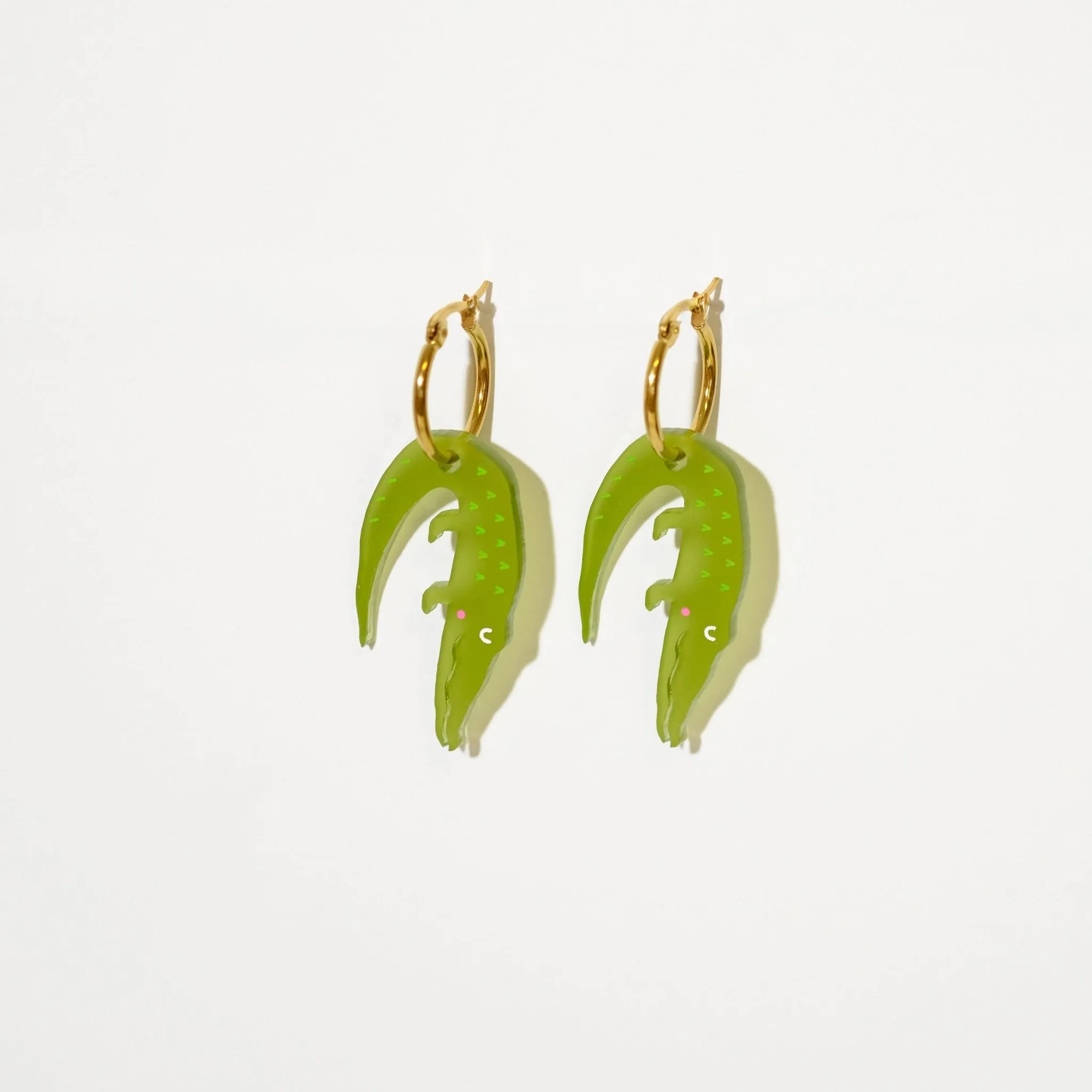 Alligator Hoop earrings