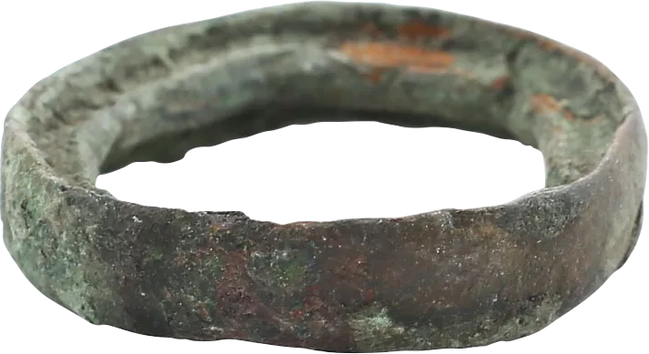 ANCIENT VIKING WEDDING RING C.850-1050 AD, SIZE 9