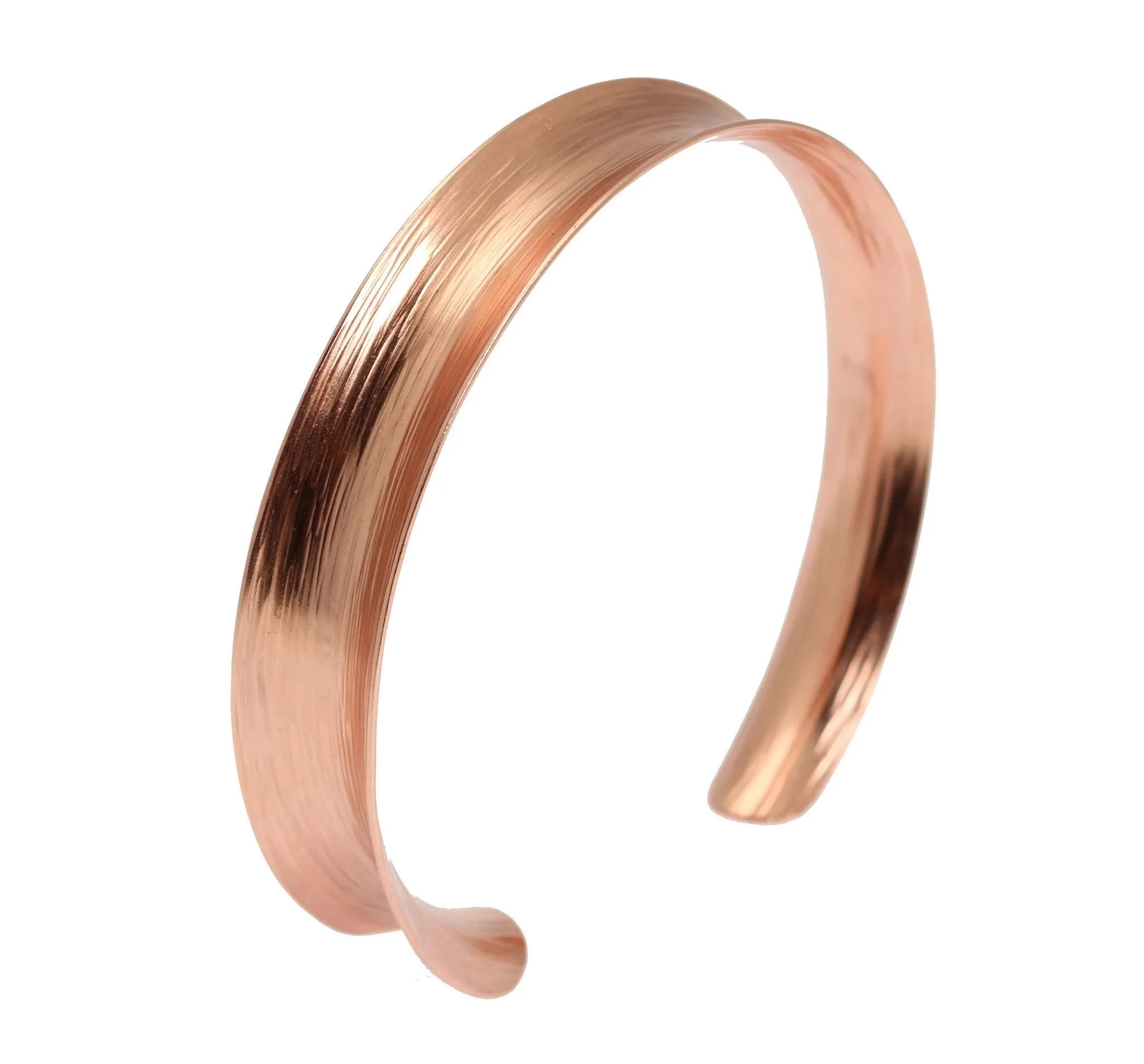 Anticlastic Bark Copper Bangle Bracelet