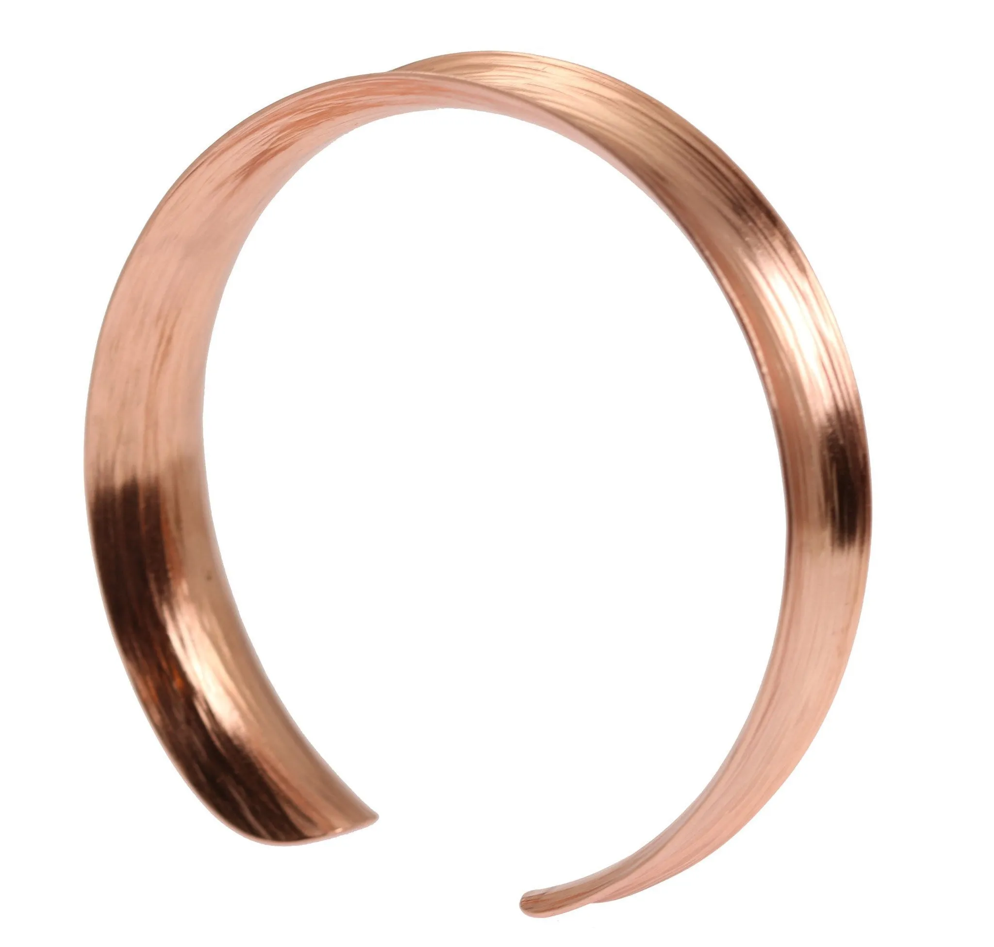 Anticlastic Bark Copper Bangle Bracelet