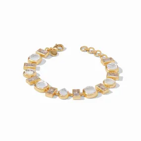 Antonia Tennis Bracelet - Iridescent Clear Crystal