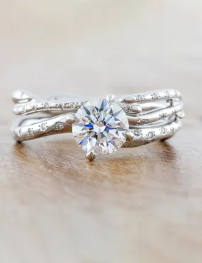 Aurora Diamonds   Selene Ring Set