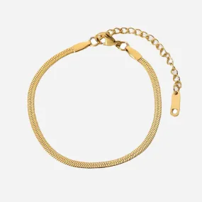 B12.18K Gold Blade Bracelet