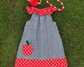 Back to School Apple Dress