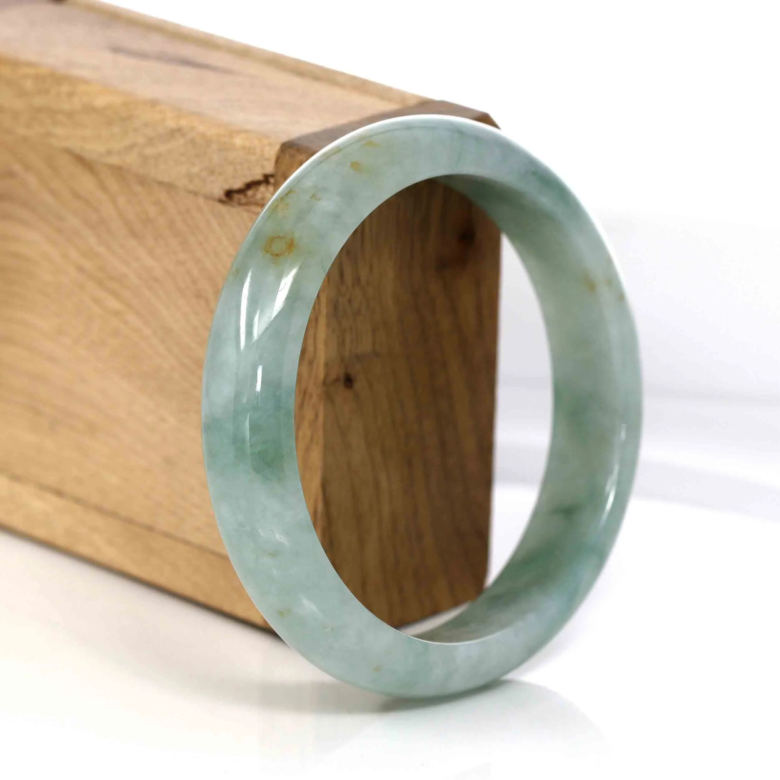 Baikalla Classic Green Natural Jadeite Jade Bangle (59.30 mm )#297