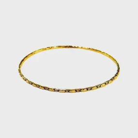 Batik Brass Bangle