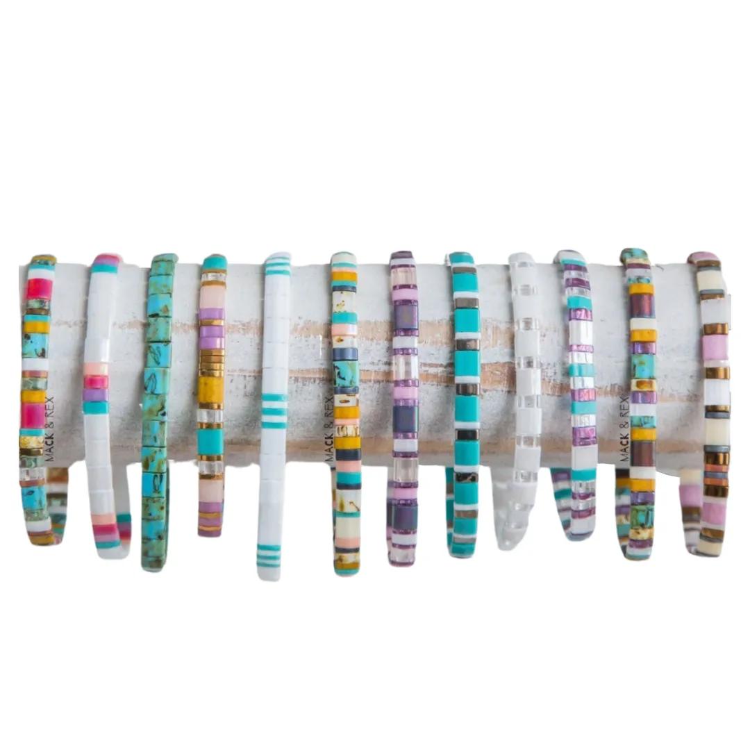 BEACH STYLE - Tila Bead Bracelets