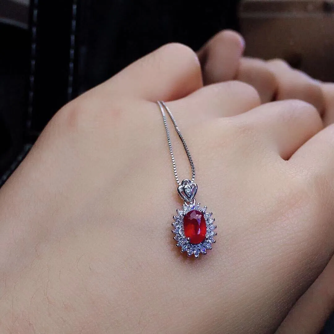 Beautiful Burmese Ruby Crystal Set! Crystals Are Clean And Good In Color