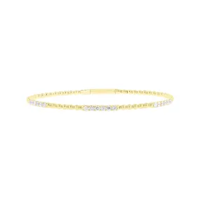 Beloved Station Diamond Bangle Bracelet