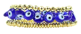 Bourbon & Boweties The Evil Eye Stretchy Stack