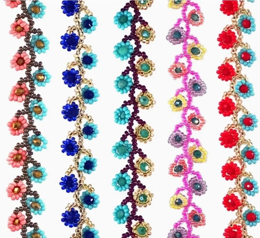 Bracelets - Flower Seed Bead 1 Pc