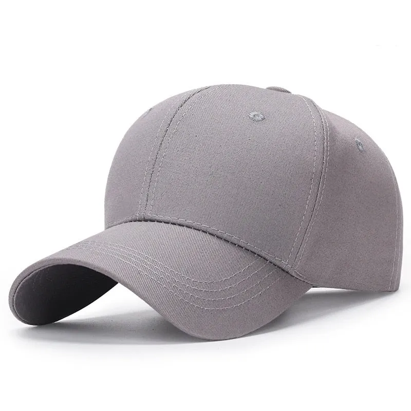 Brand Solid Casual Kpop Baseball Cap For Men Women't Dad Hat Cotton Classic Snapback Hip Hop Sun Caps Bone Trucker Cap