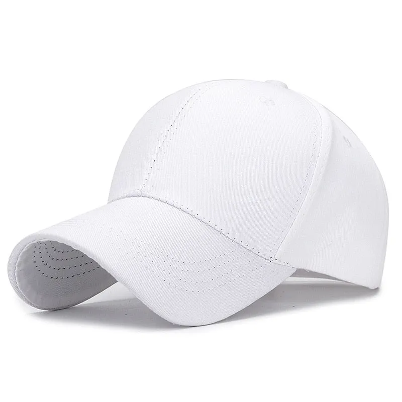 Brand Solid Casual Kpop Baseball Cap For Men Women't Dad Hat Cotton Classic Snapback Hip Hop Sun Caps Bone Trucker Cap