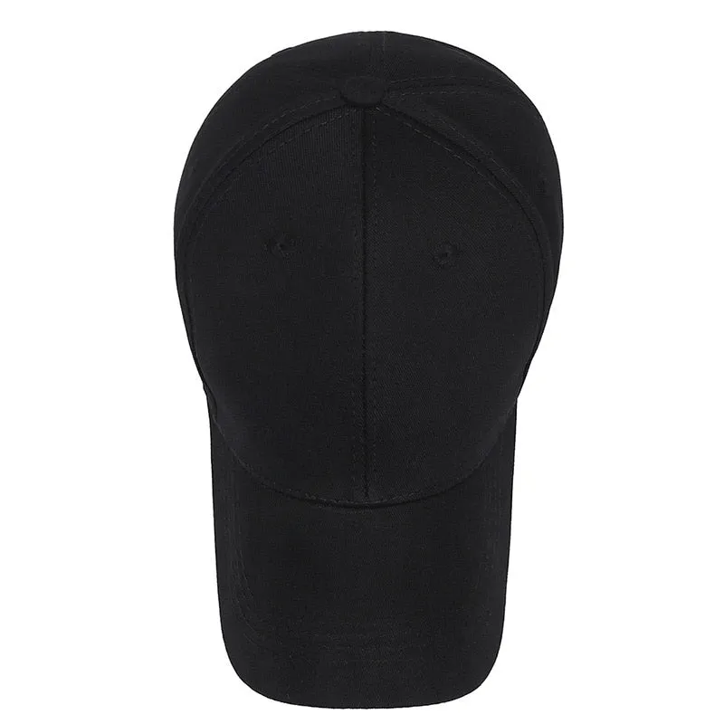 Brand Solid Casual Kpop Baseball Cap For Men Women't Dad Hat Cotton Classic Snapback Hip Hop Sun Caps Bone Trucker Cap