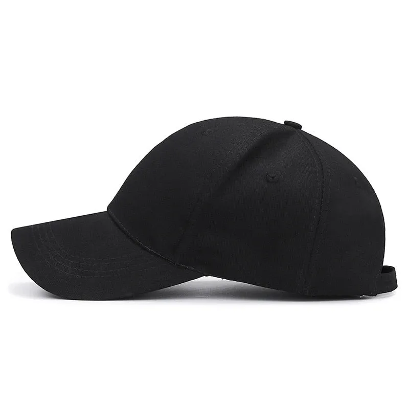 Brand Solid Casual Kpop Baseball Cap For Men Women't Dad Hat Cotton Classic Snapback Hip Hop Sun Caps Bone Trucker Cap