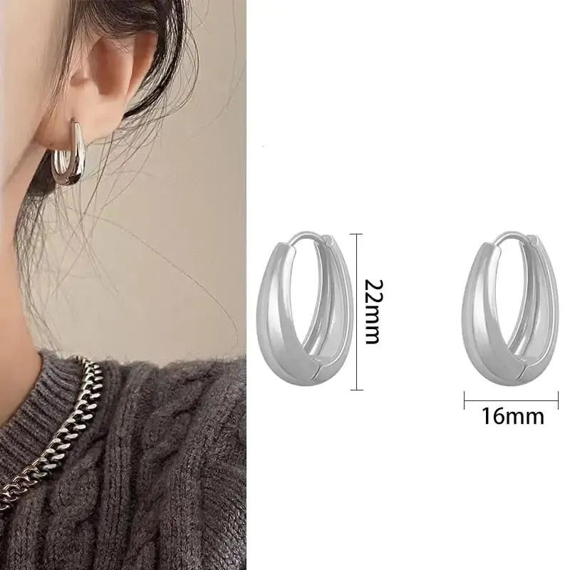 Brinco Rich Hoop Earrings