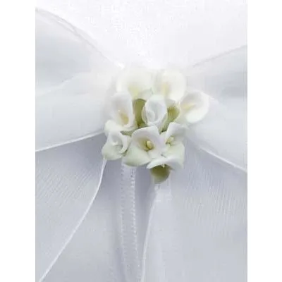 Calla Lily Bouquet Wedding Ring Bearer Pillow