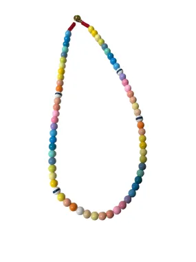 Candy Dots Pastel colored Beaded Necklace