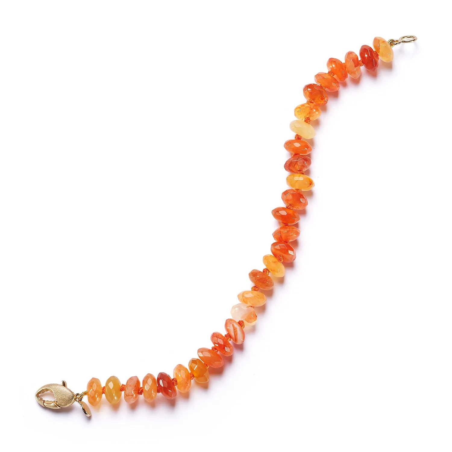 Carnelian Beaded Bracelet