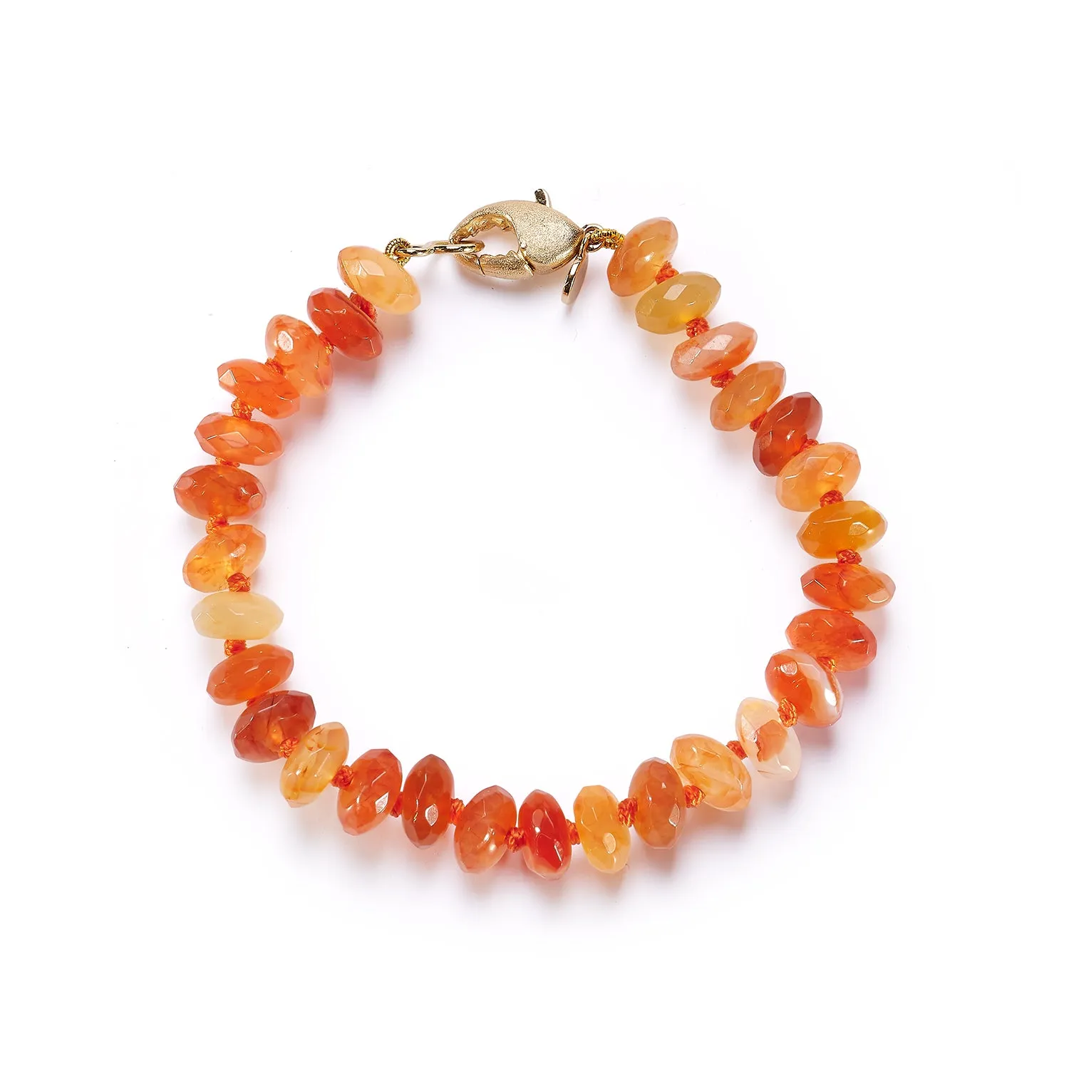 Carnelian Beaded Bracelet