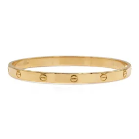 Cartier Love Bangle Size 21 - 18ct Yellow Gold