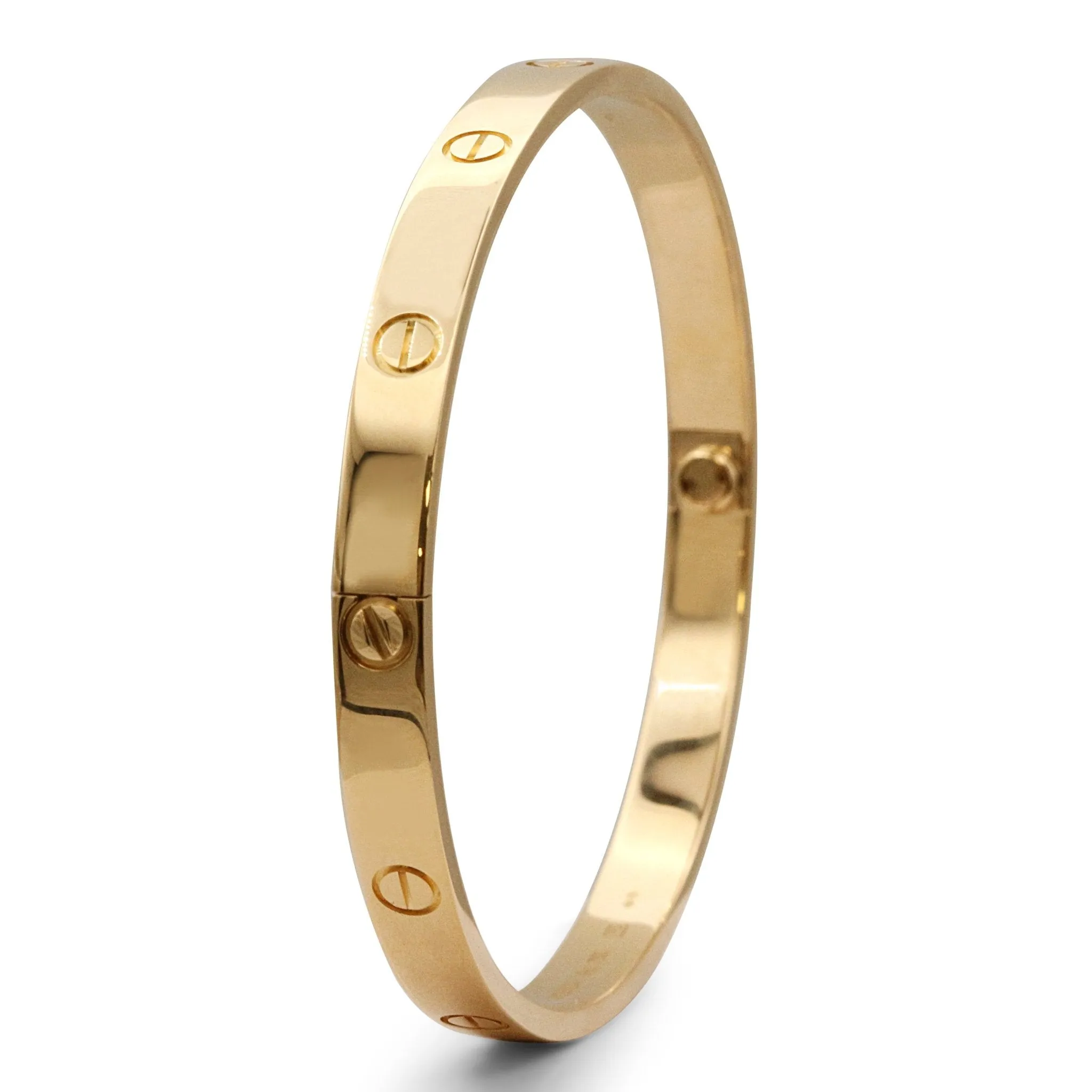 Cartier Love Bangle Size 21 - 18ct Yellow Gold