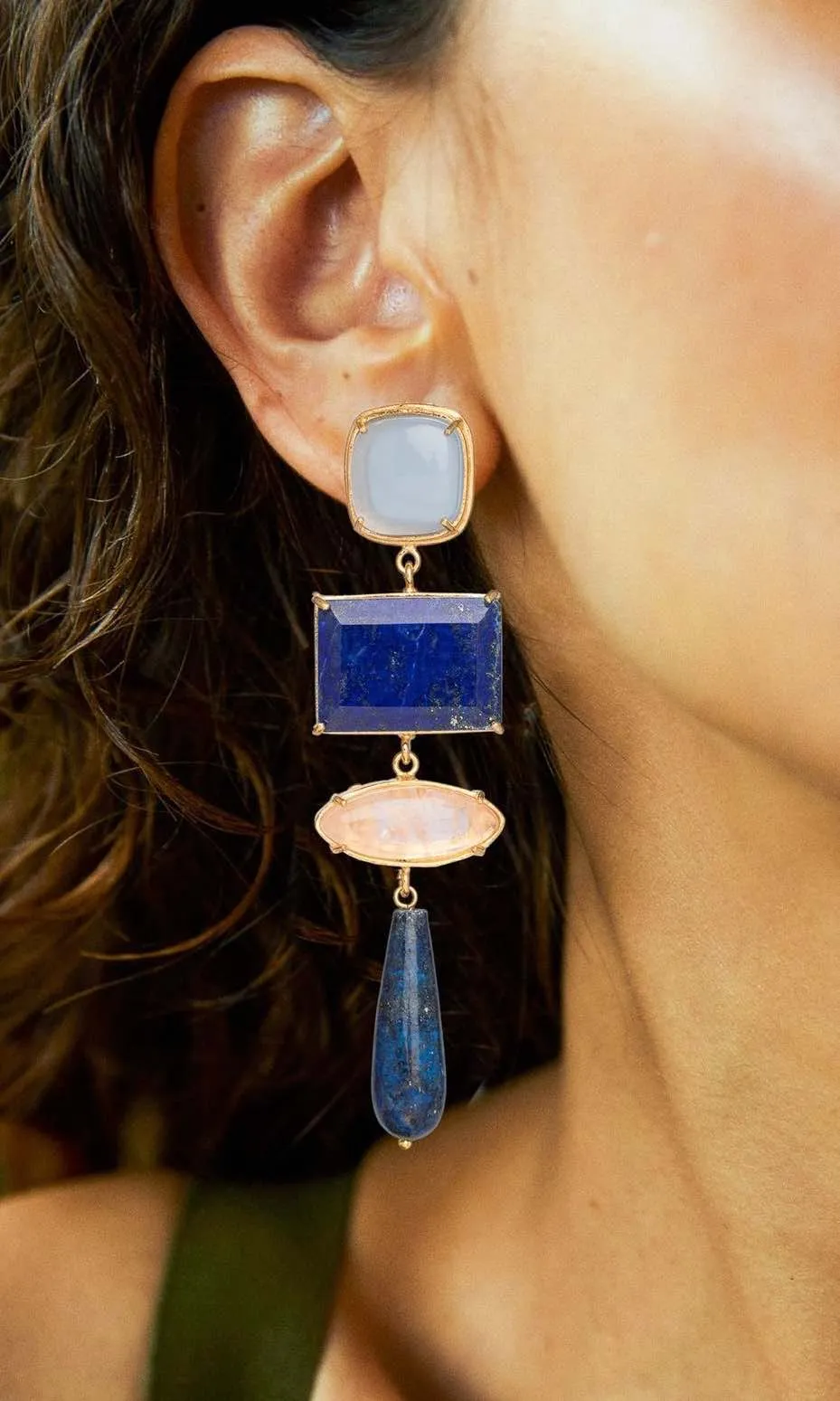 Christie Nicolaides Emiliana Earrings - Blue