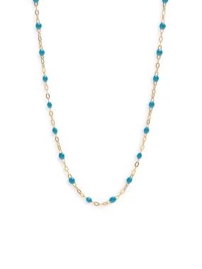 Classic Gigi Jeans Resin Yellow Gold Necklace