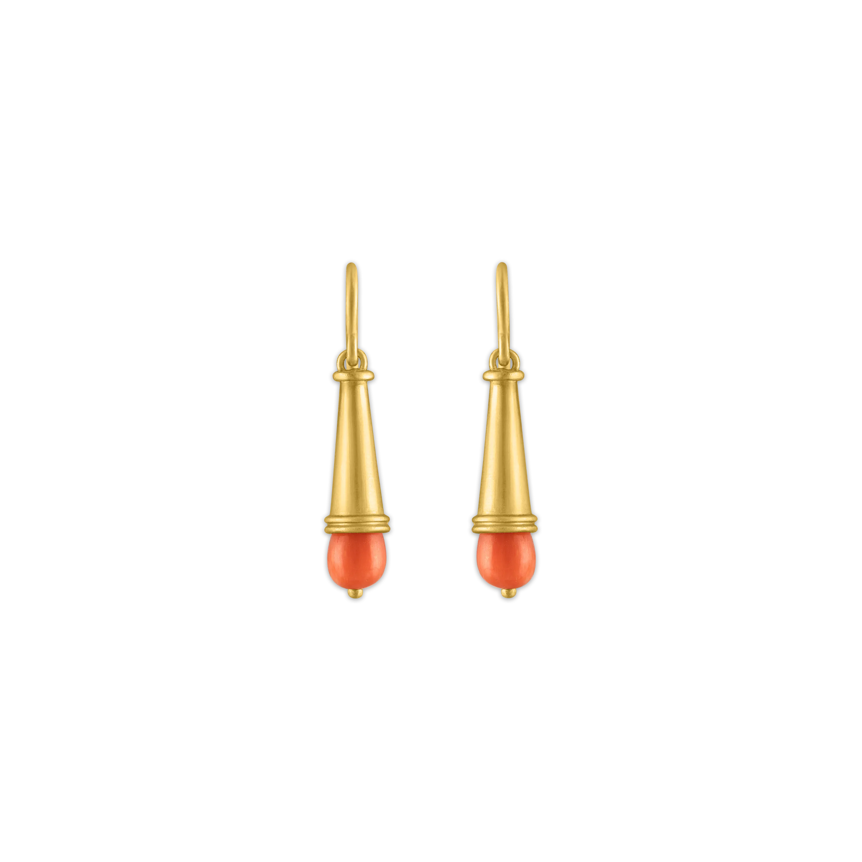 Coral Becher Earrings