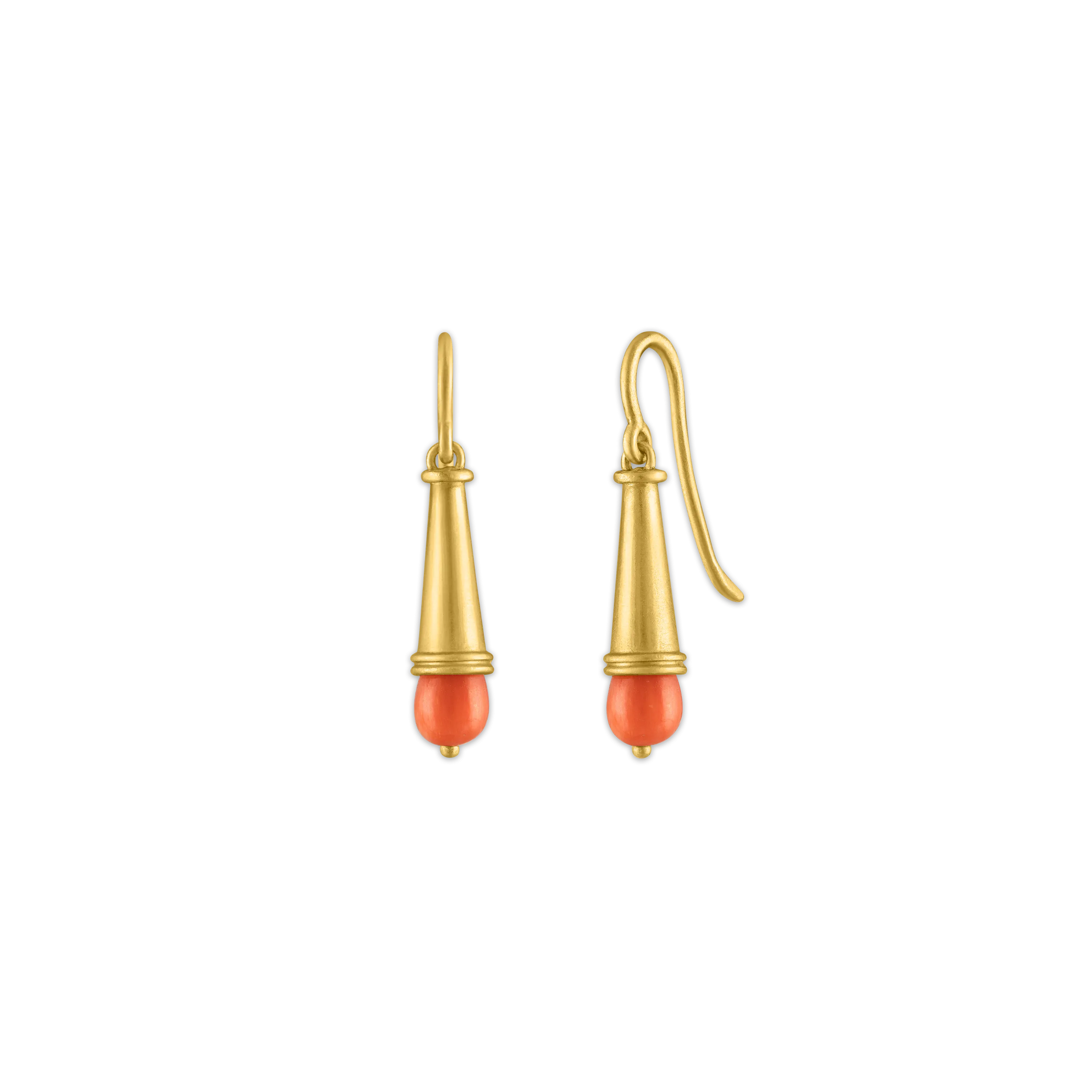 Coral Becher Earrings