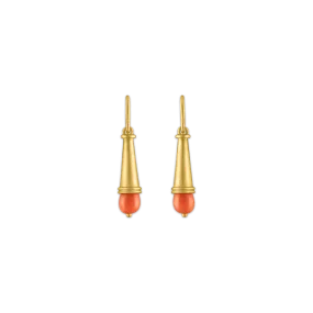 Coral Becher Earrings