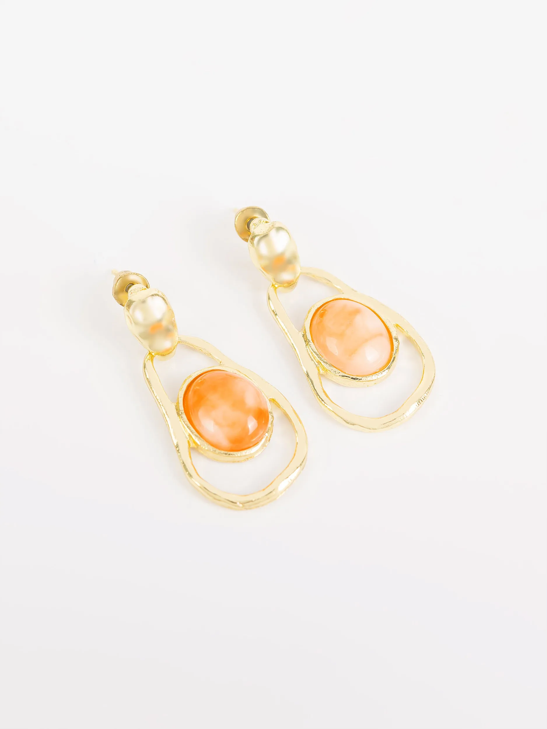 Coral Drop Earrings