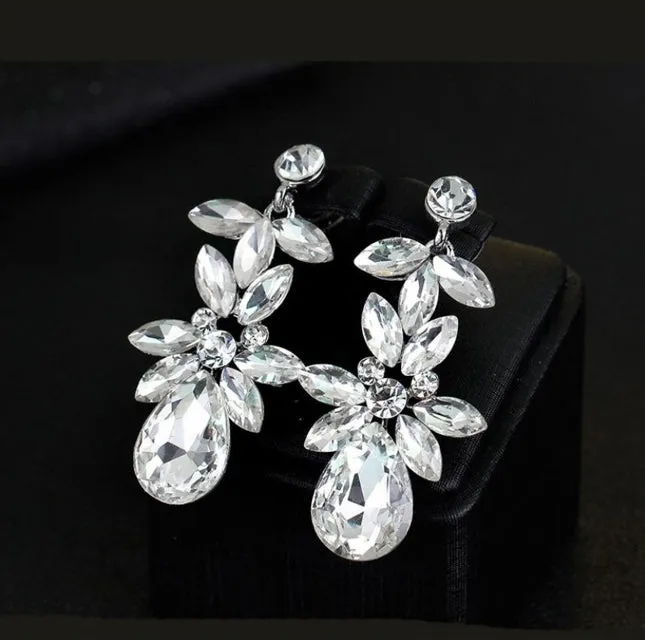 Crystal Cluster Earrings