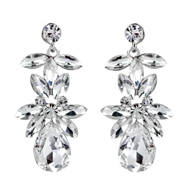 Crystal Cluster Earrings