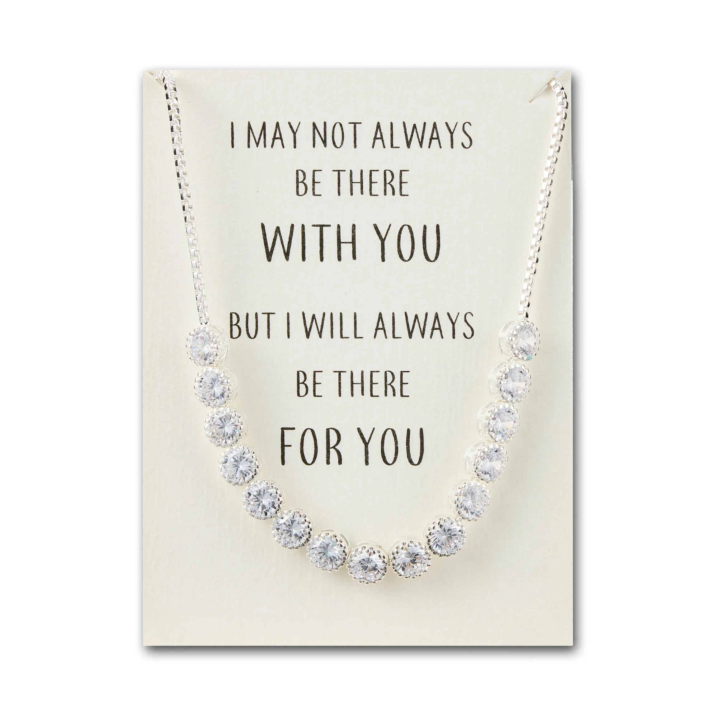 Crystal Friendship Quote Bracelet with Zircondia® Crystals