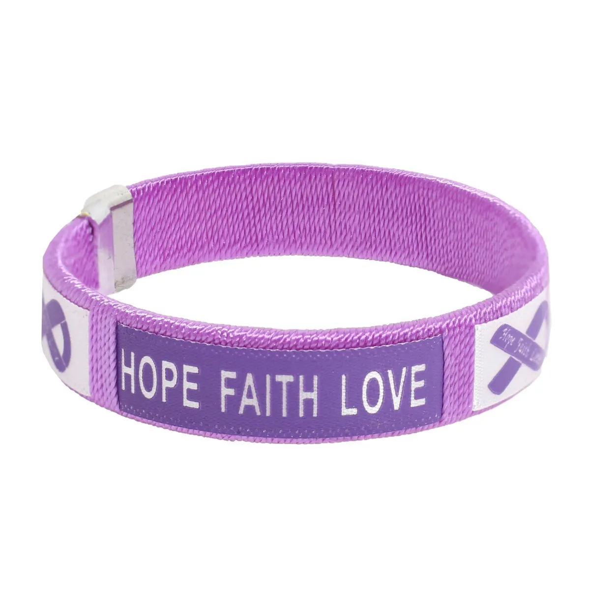 Cystic Fibrosis Awareness "Hope" Bangle Bracelets