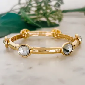 Date Night Gold Stretch Bangle