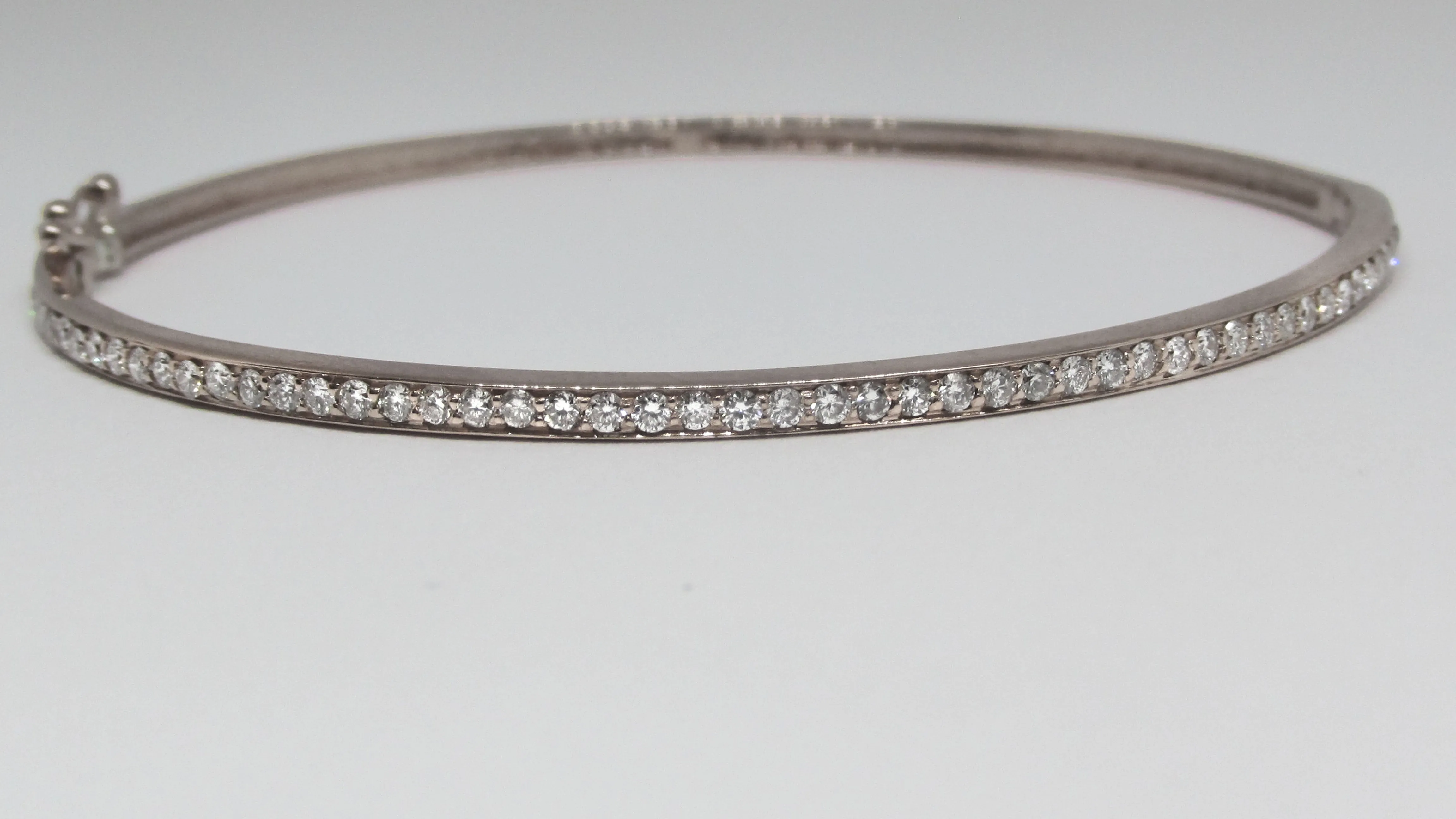 Diamond Bangle Bracelet 14K Rose Gold 0.50 Ct. Tw.