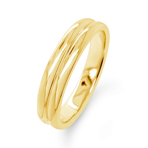 Double Gold Estate Bangle