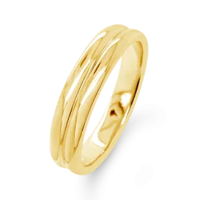 Double Gold Estate Bangle